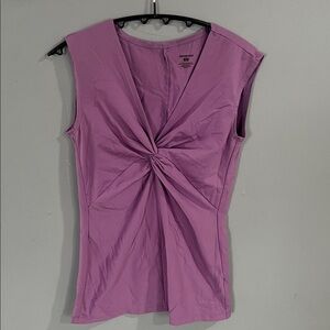 Patagonia Lavender Twist Front Tank Top Small